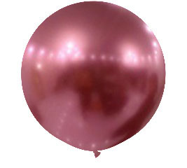 Chrome Velvet Jumbo Round Shape Helium Latex Balloon